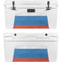 Russian Flag Distressed YETI Tundra 65 Hard Cooler Skin